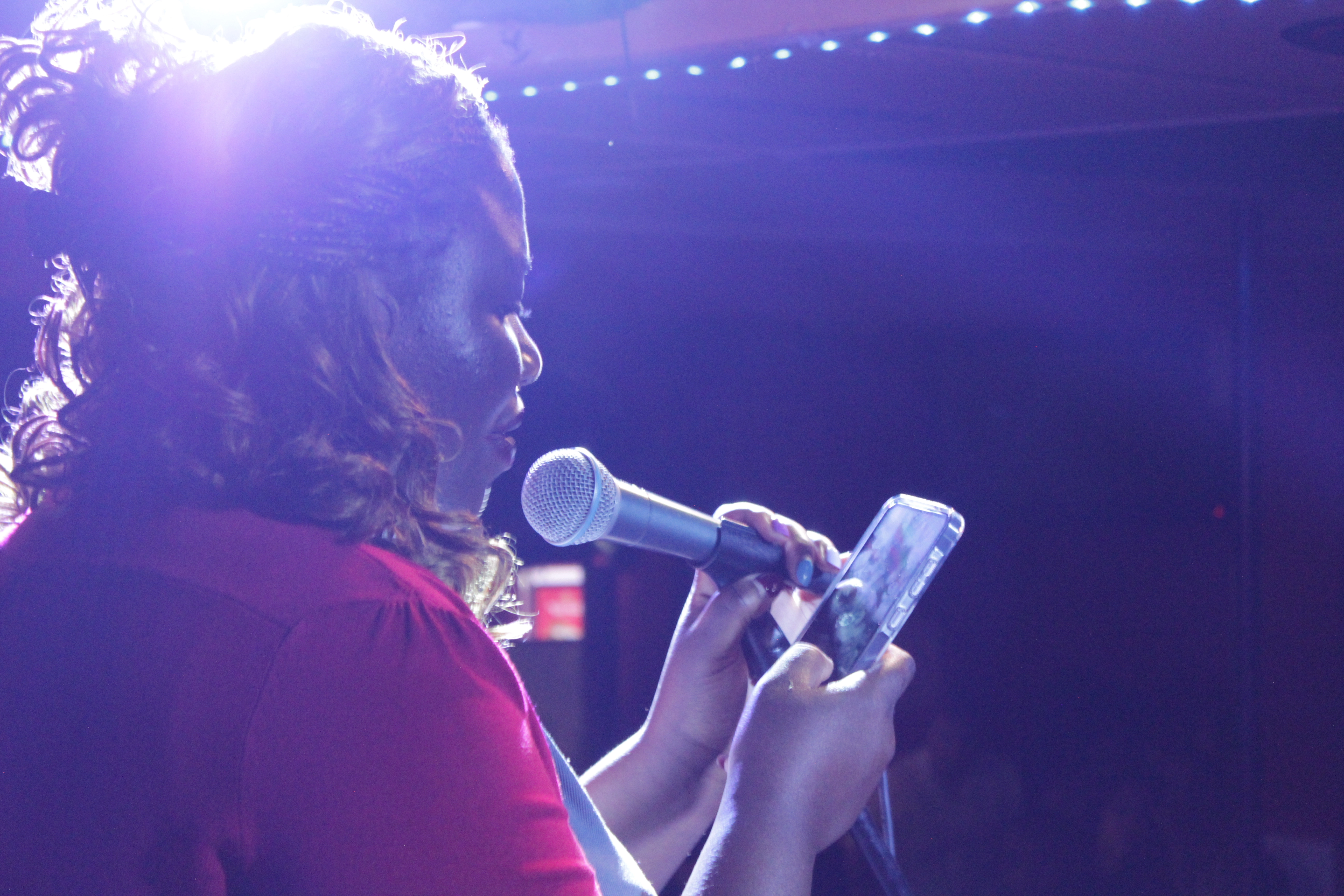 Engaged audience at Writer's Bloc poetry night